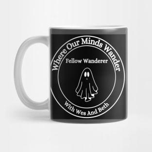 Where Our Minds Wander Podcast Large chest logo Mug